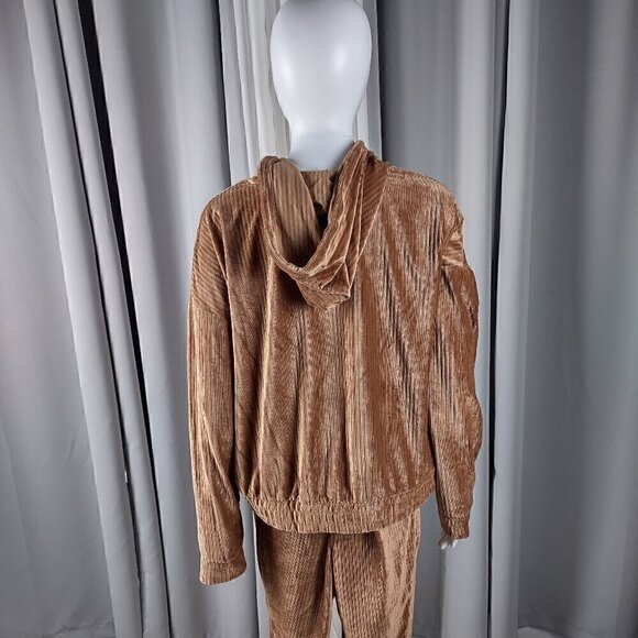 No Boundaries Brown Elastic Waist Hoodie & Pants. Hoodie Sz 21 Pants Sz 19 (NWT) - Picture 5 of 16